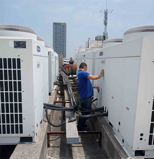 鄂尔多斯中央空调制热和不制冷系统维修方法